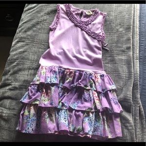 Sleeveless ruffle dress